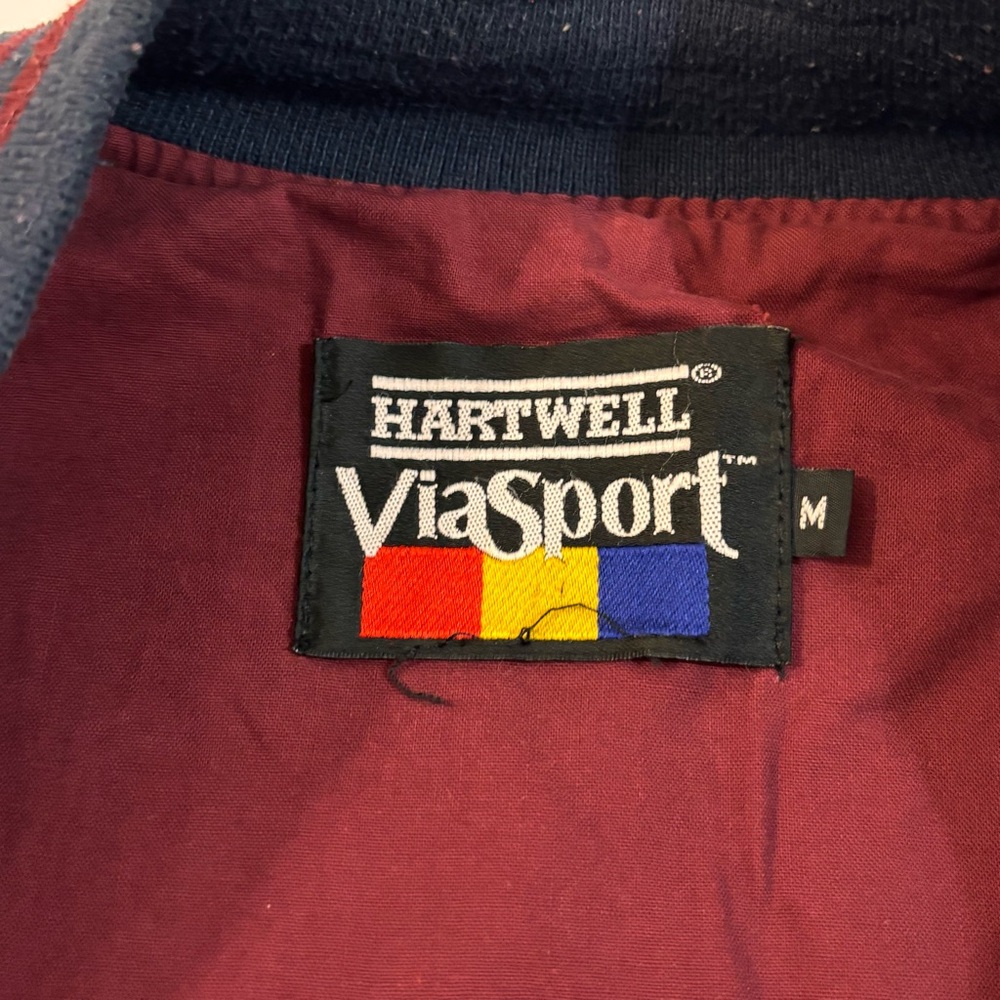 🌺Hartwell ViaSport🌺 Hummingbird Embroidered Denim Bomber Jacket - Picture 6 of 6